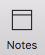 Notes toolbar